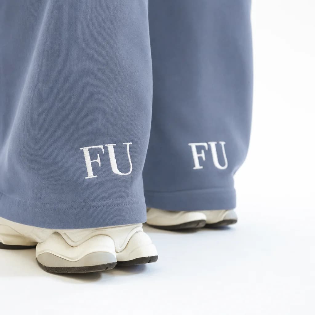 FURISMA UNIVERSE quarter-zip set in dusty blue